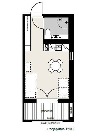 Pyssysepänkaari 4, plan drawing