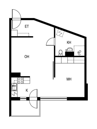 Valtuustokatu 6, pohjakuva