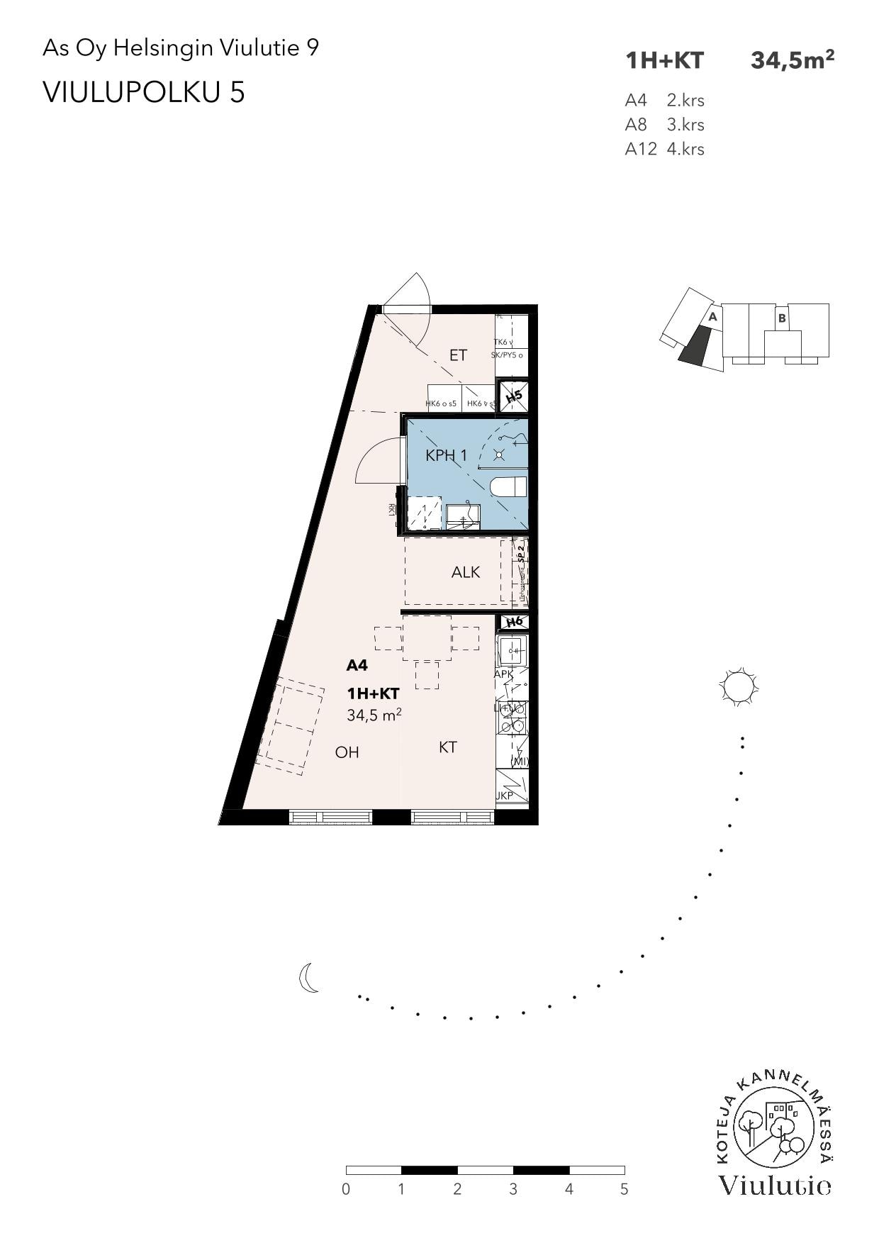 Viulutie, plan drawing