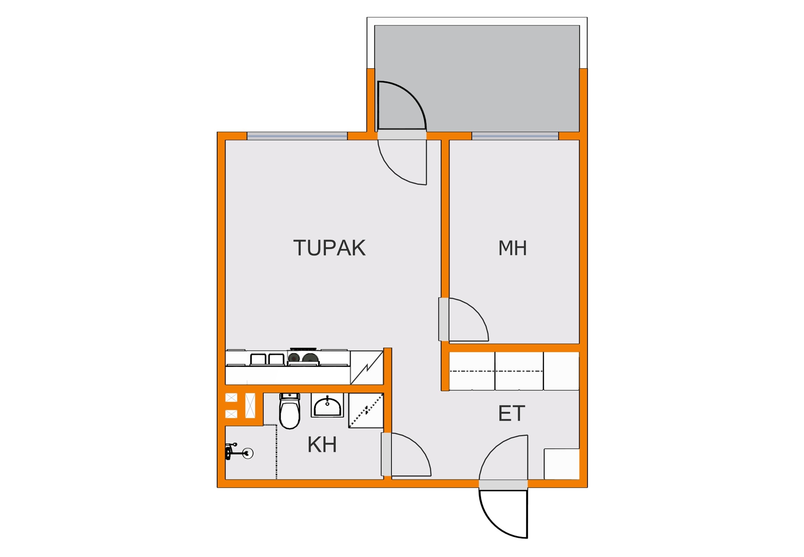 Ankkarinraitti 4, pohjakuva