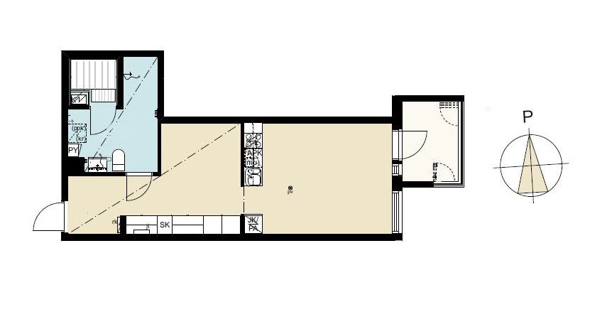 Äijäläntie 15, plan drawing