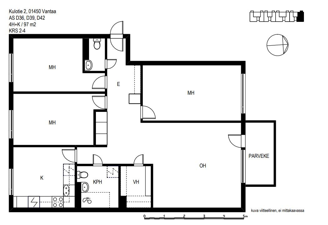 Kulotie 2, plan drawing