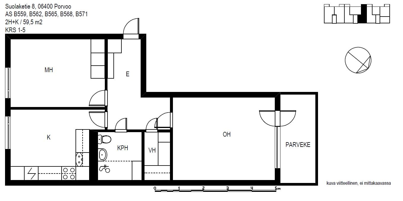 Suolaketie 8, plan drawing
