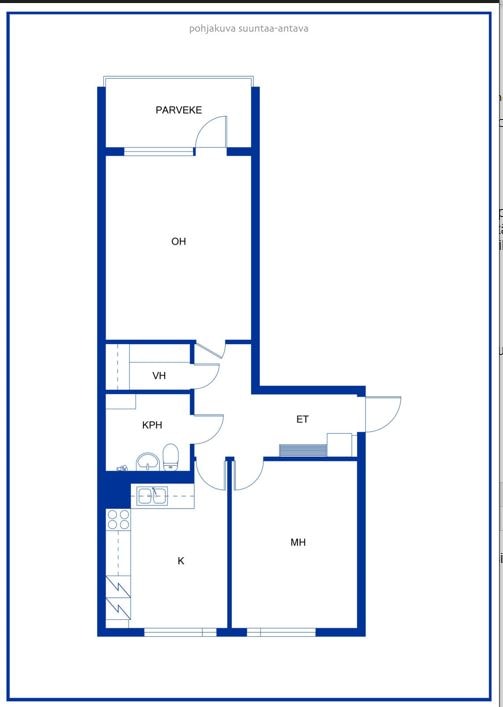 Kaartinkatu 6, plan drawing