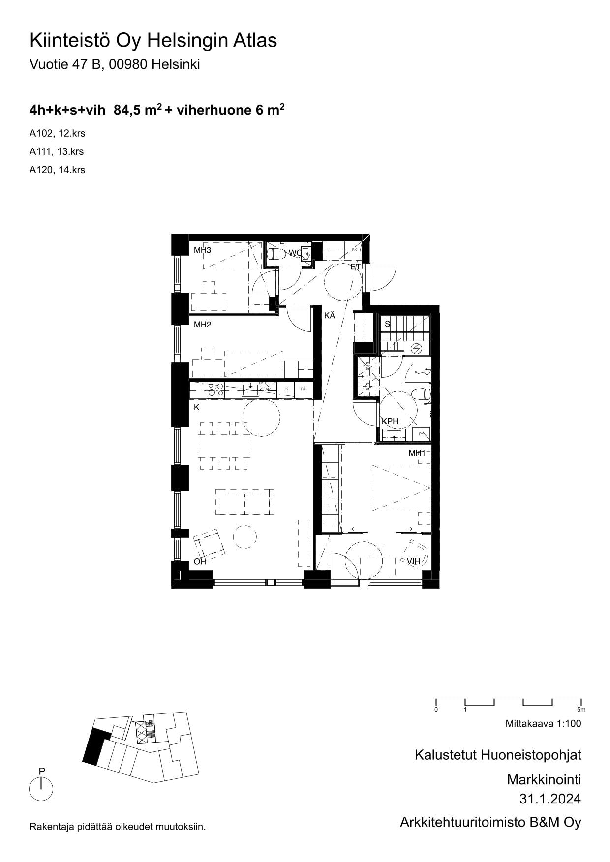 Atlas, plan drawing