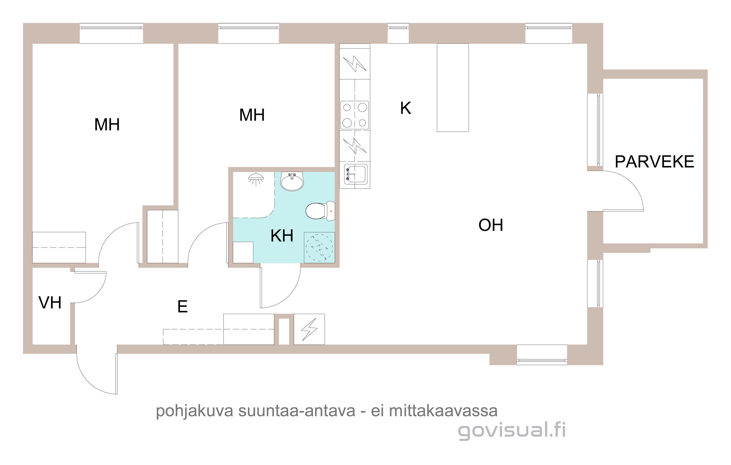 Välskärinkatu 29, pohjakuva