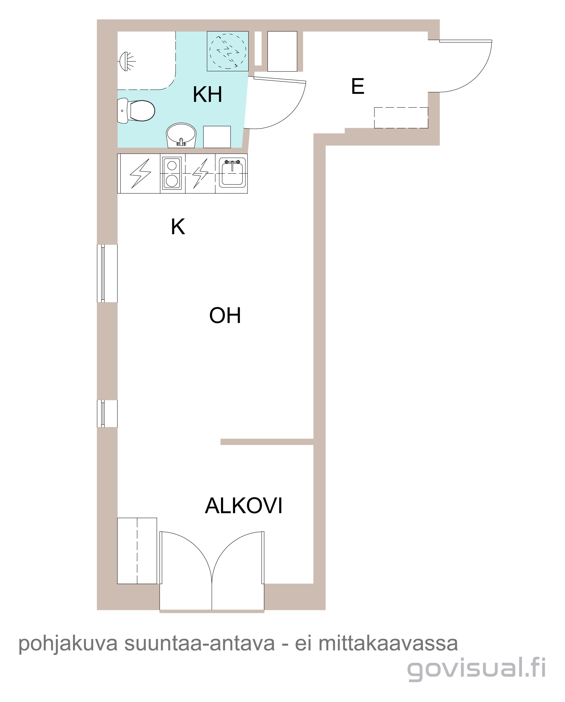 Välskärinkatu 29, pohjakuva