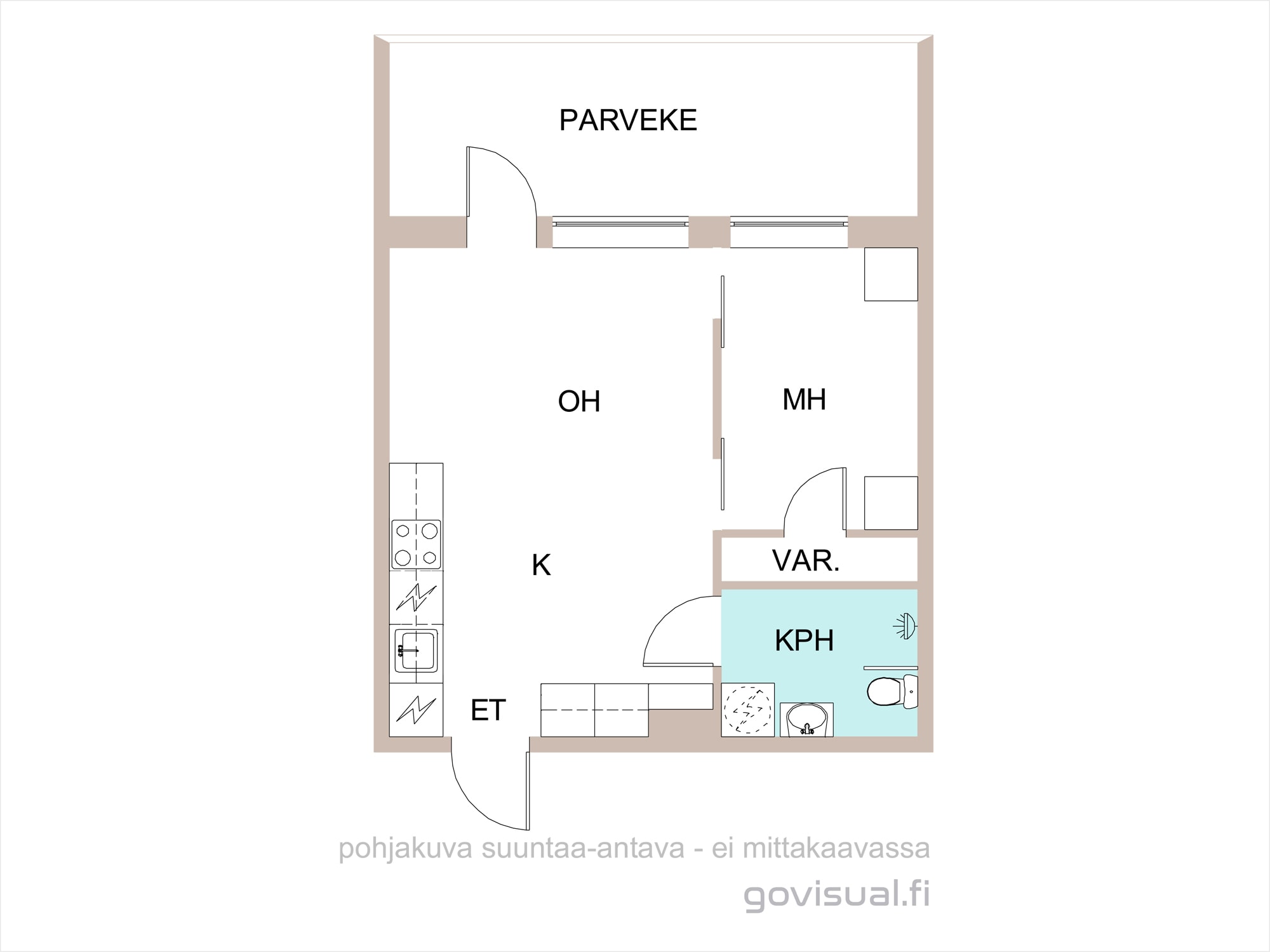 Heinähäntä 1, pohjakuva