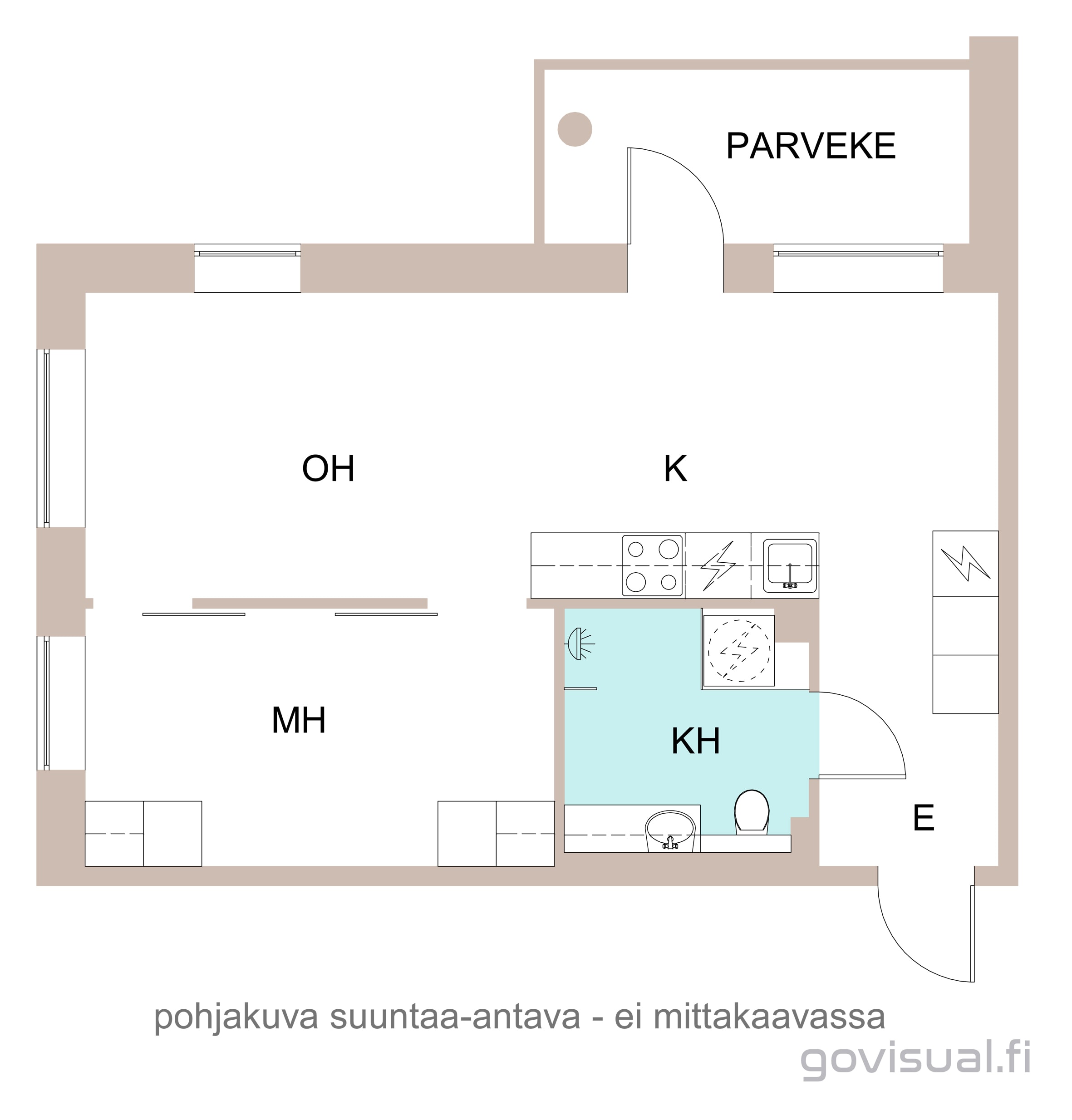 Ukonkellontie 3, pohjakuva