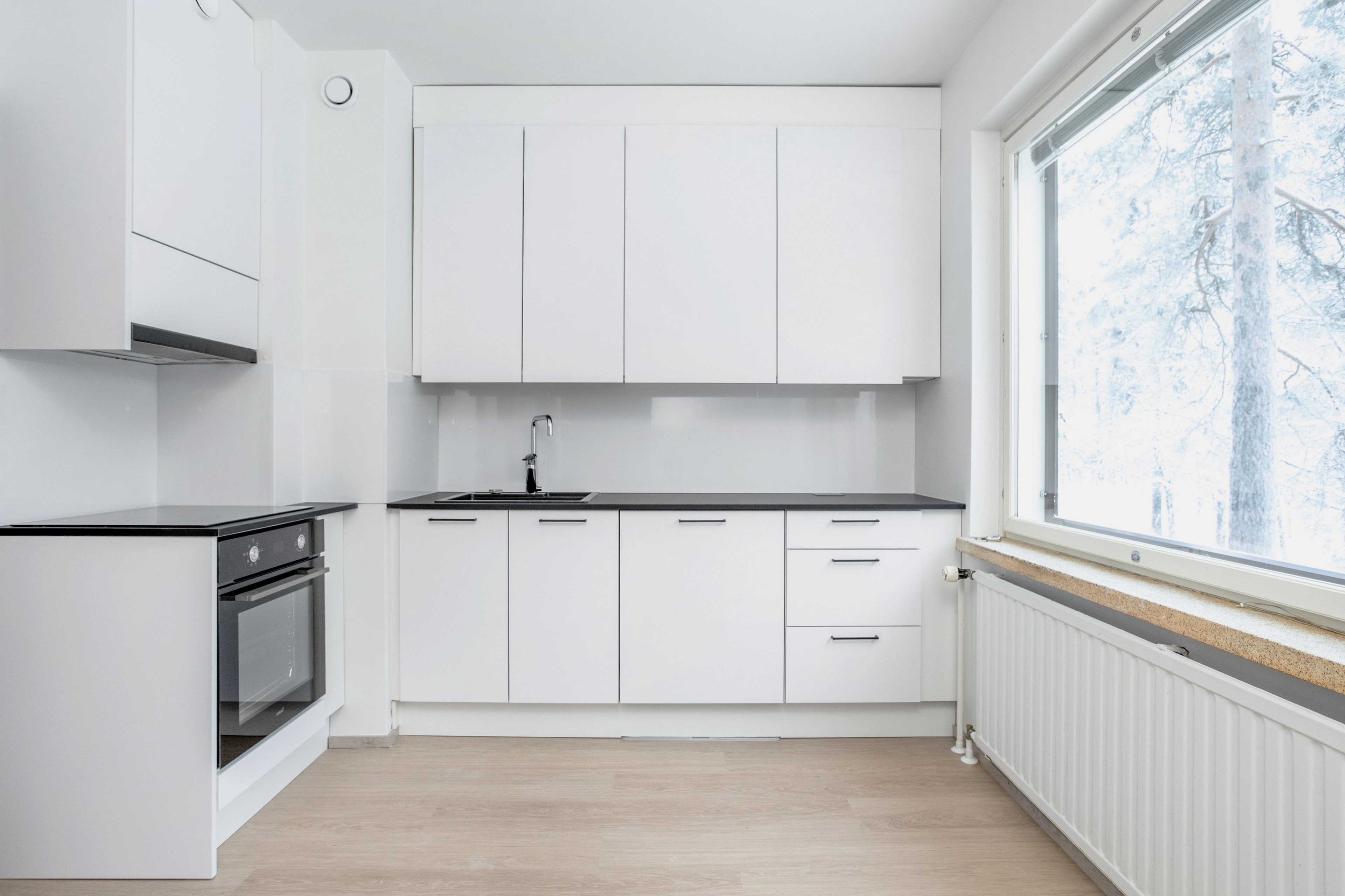 Kiveriönkatu 21 ja 25 kolmion keittiö